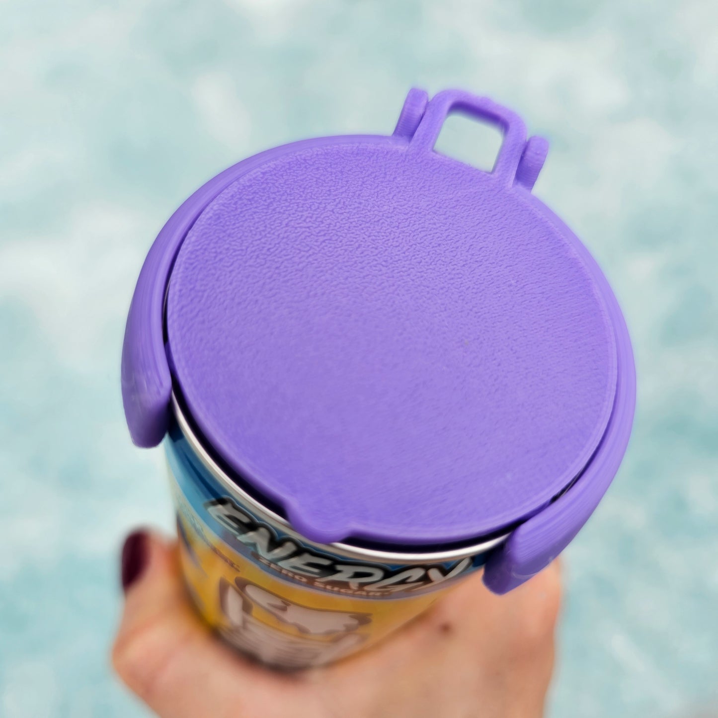 8.4 oz SMALL Slim Redbull Can Lids, Can Topper, Cover