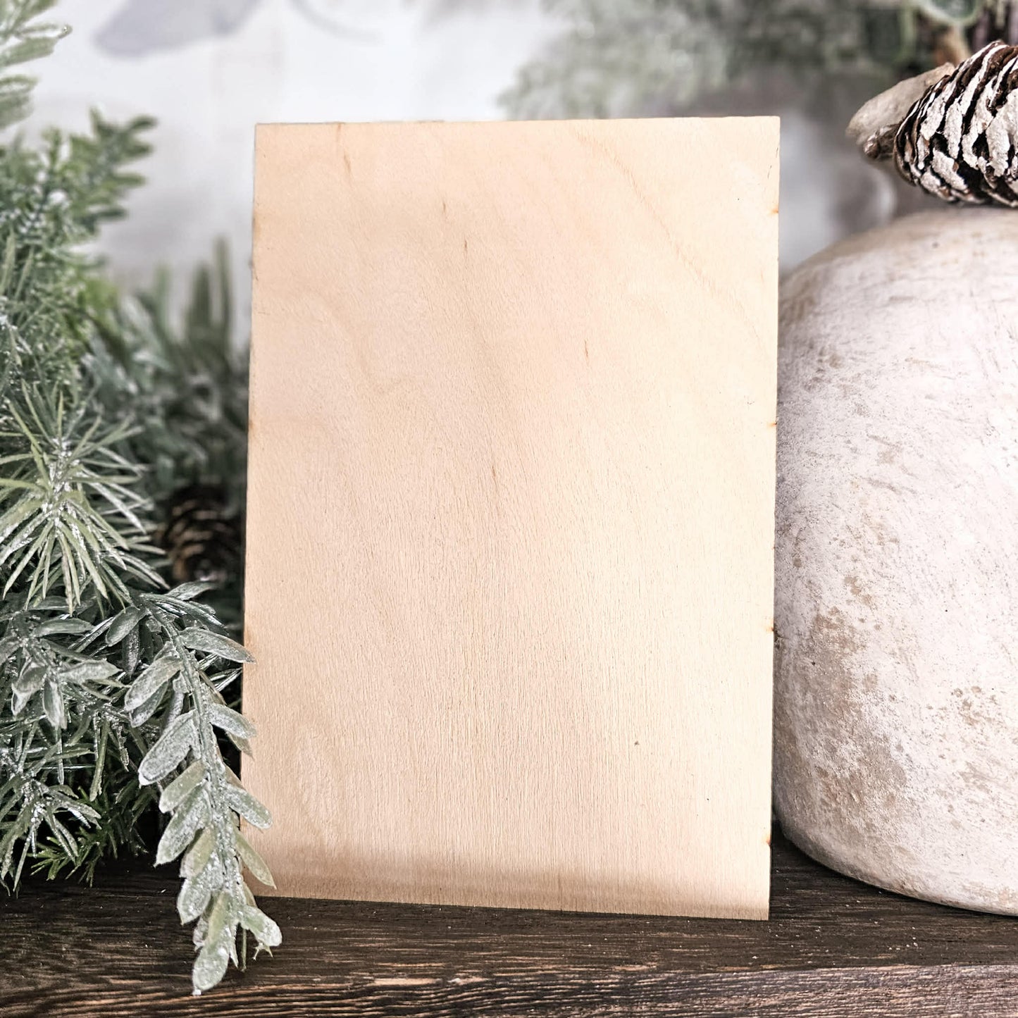 4x6 Wood Block Sign Art- Sheriff Cross