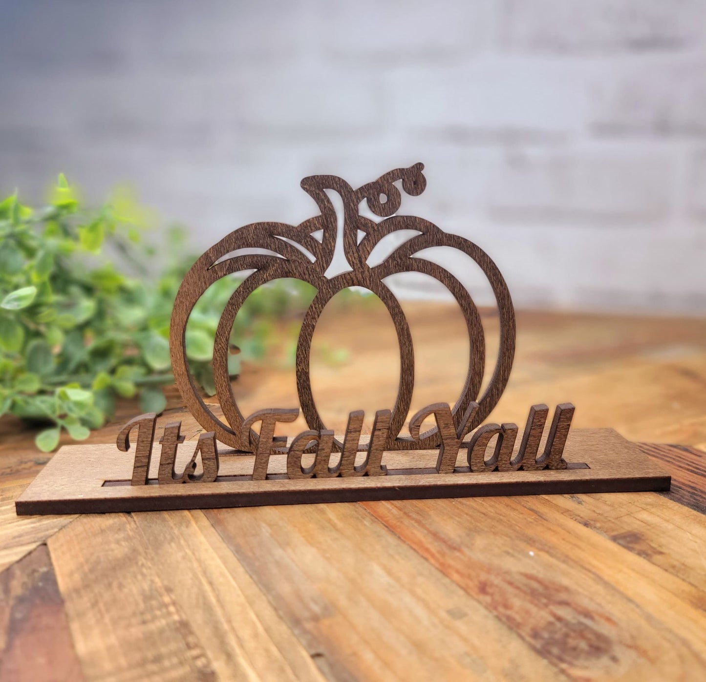 It's Fall Y'all Pumpkin Fall Tiered Tray Sign