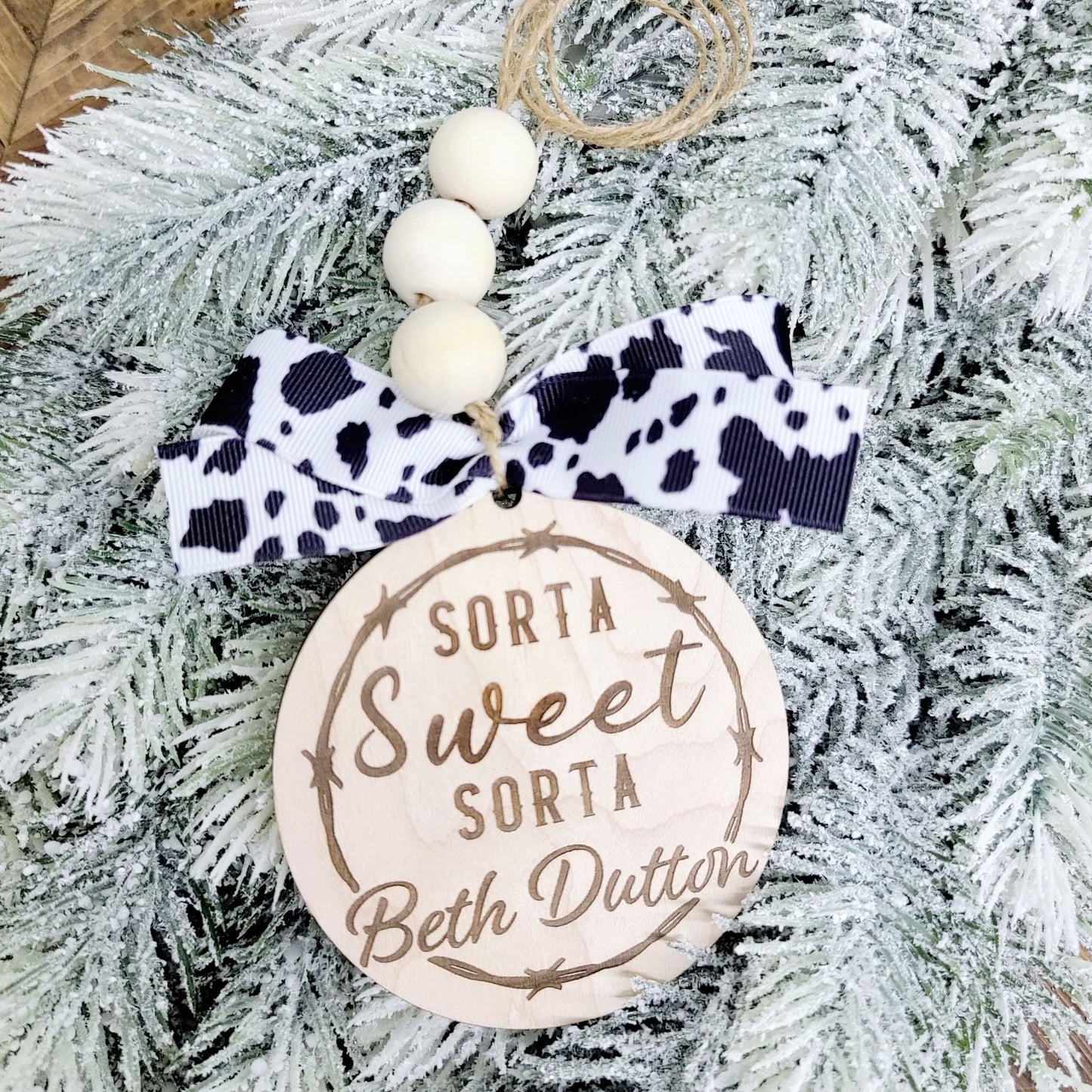 Sorta Sweet Sorta Beth Car Charm Ornament