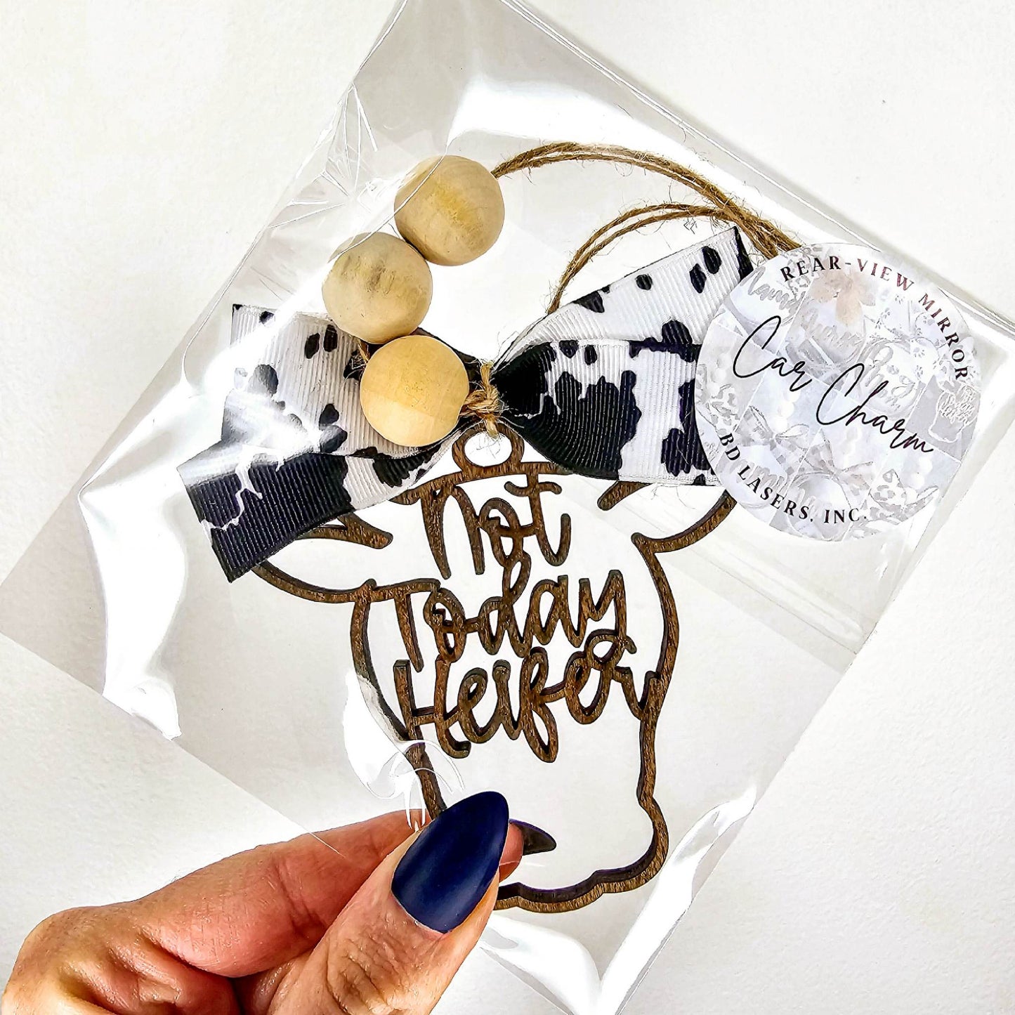 Cow Themed Car Charms