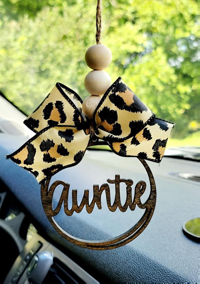Auntie Car Charm