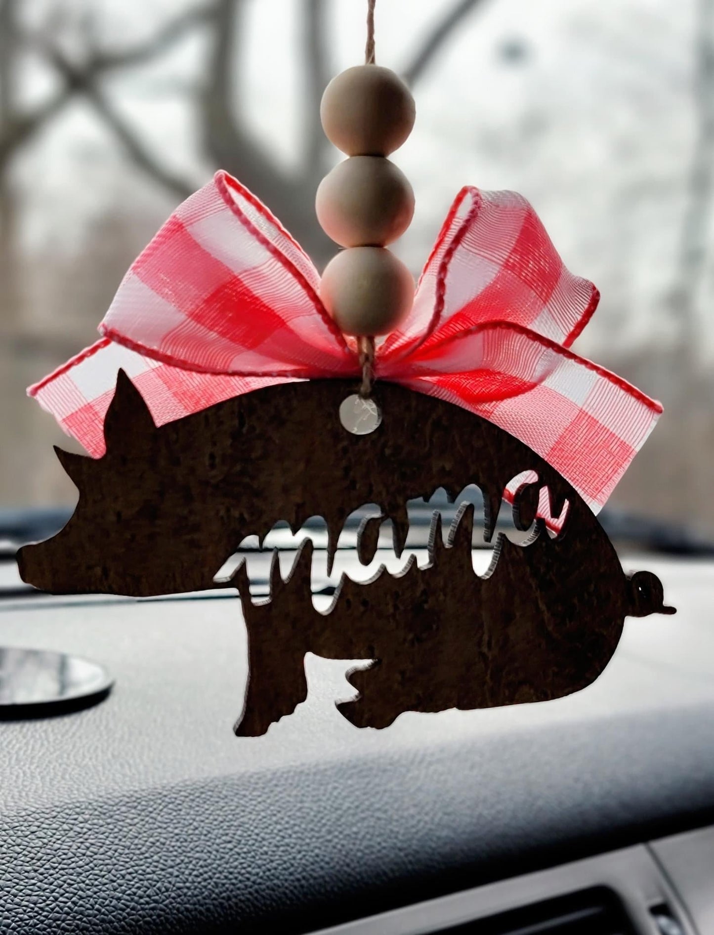 Pig Piglet Themed Car Charms