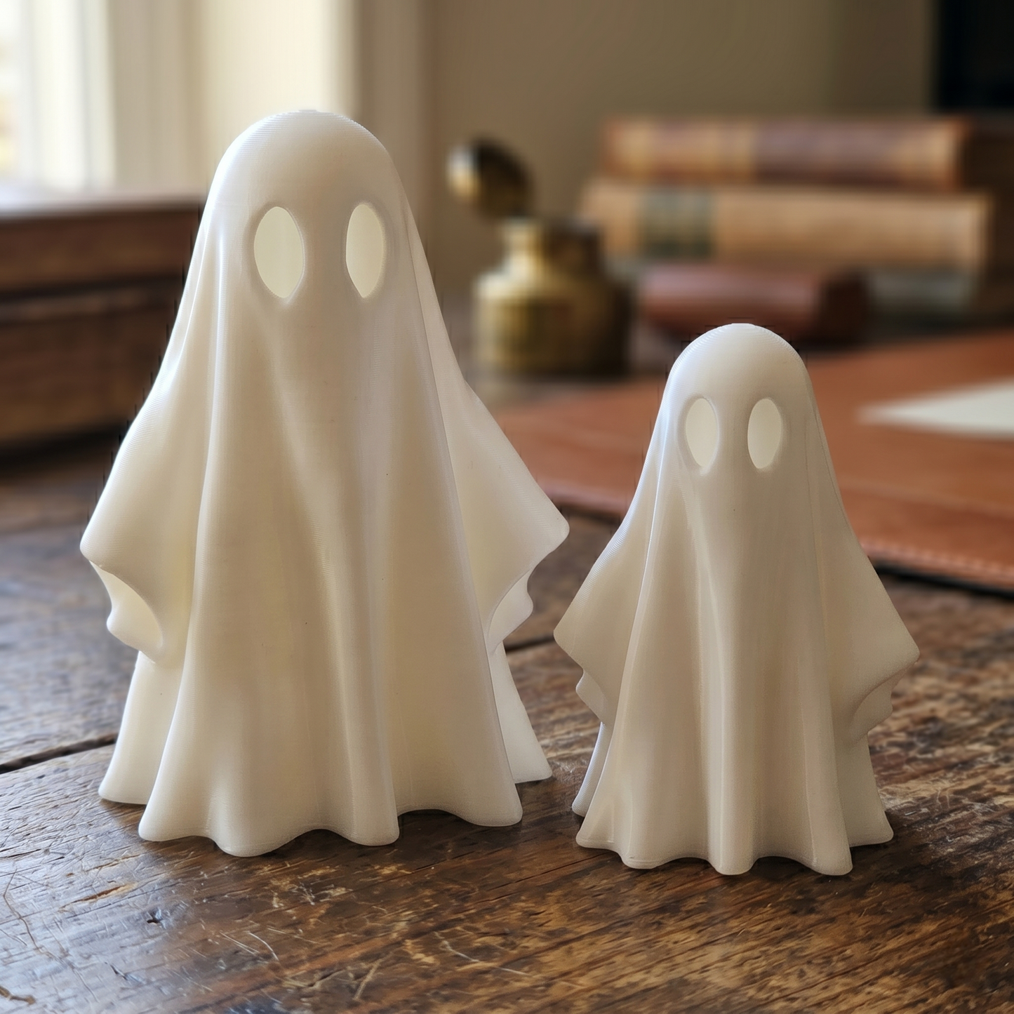 Cute Little Ghosts Fall Halloween Bookshelf Decor Desk Buddy