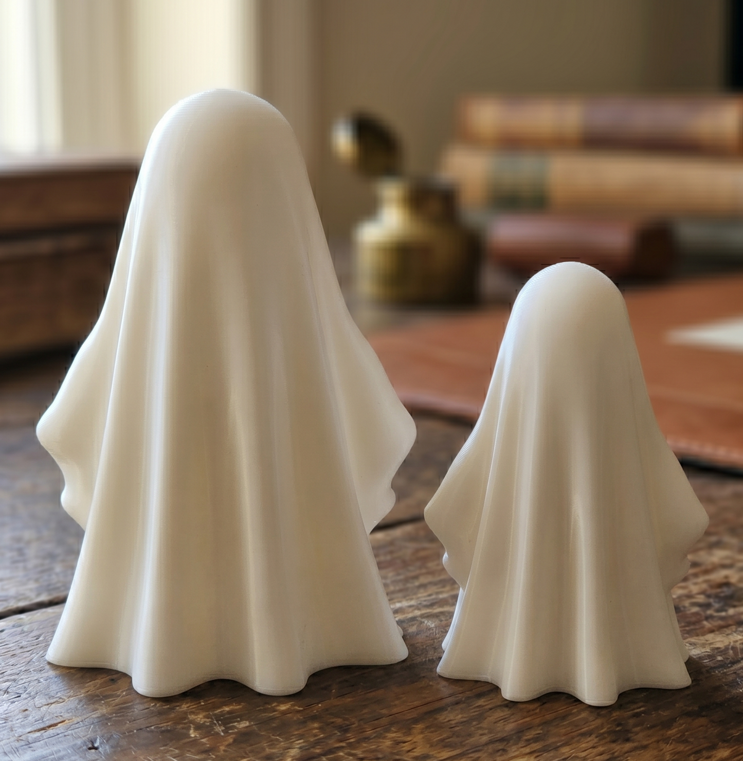 Cute Little Ghosts Fall Halloween Bookshelf Decor Desk Buddy