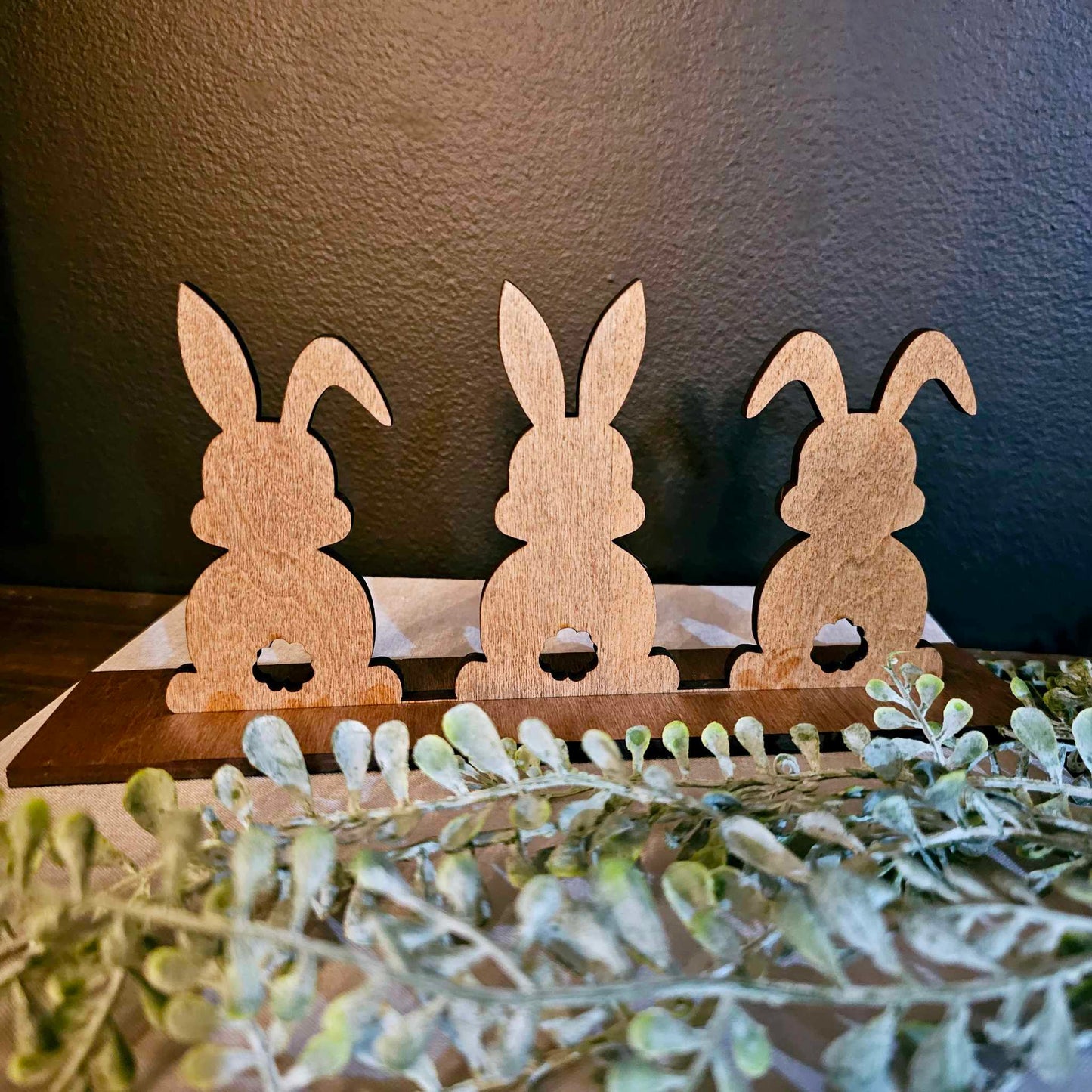 Bunny Easter Decor Tiered Tray Sign Spring Decor Rabbit