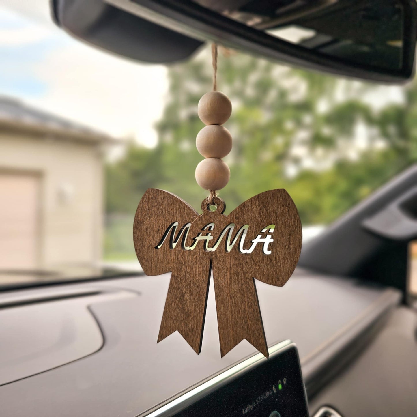 Bow Mama Car Charm