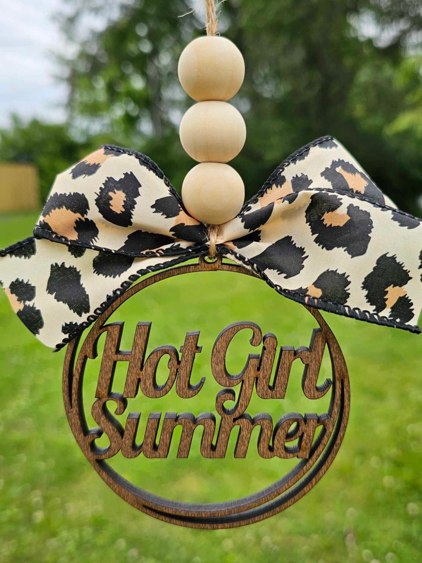 Hot Girl Summer Rear View Mirror Car Charm Ornament