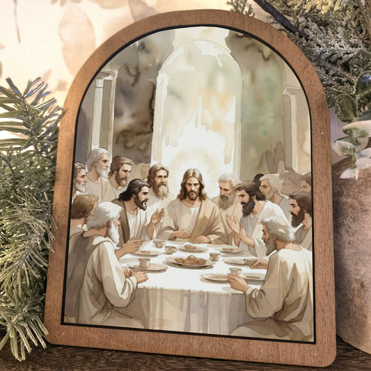 Last Supper Jesus Christian Faith Framed Art