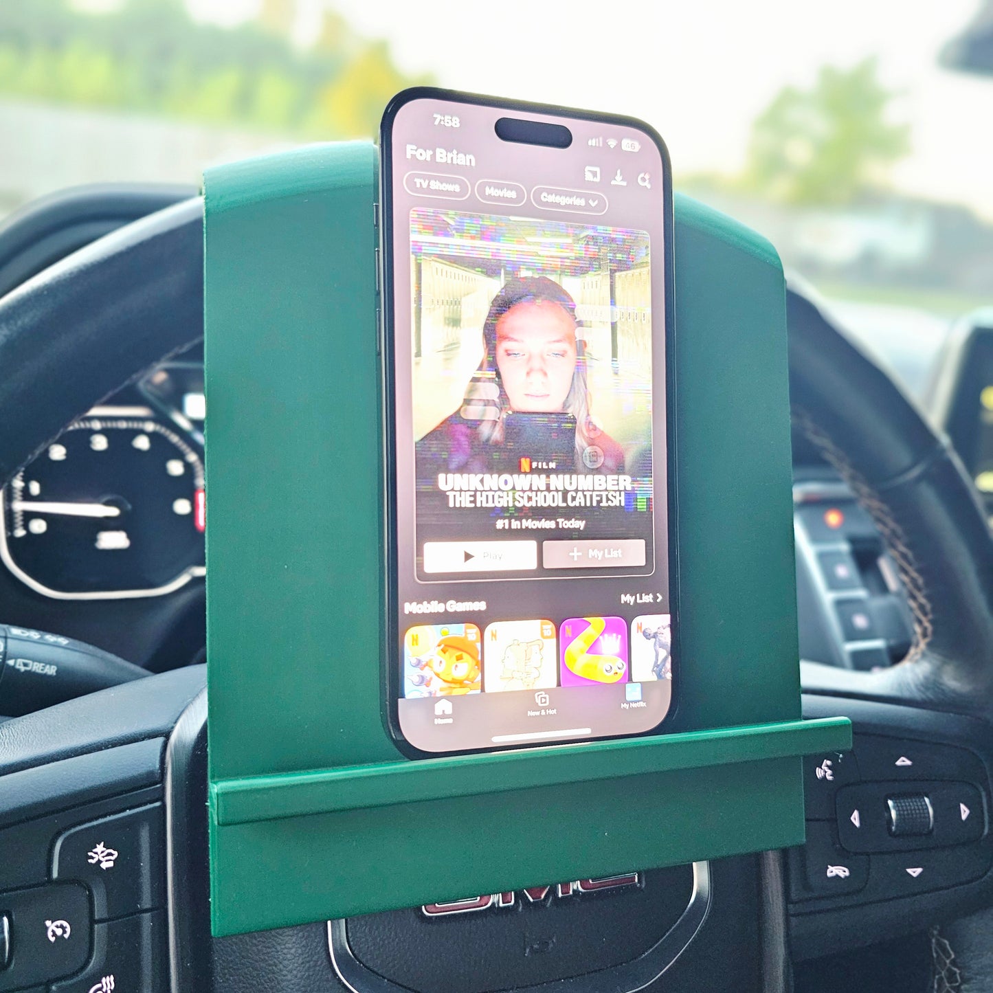 Kindle Reader Steering Wheel Holder