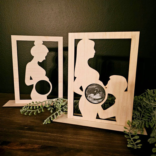 Ultrasound Sonogram Father & Mother Frame Baby Shower Gift