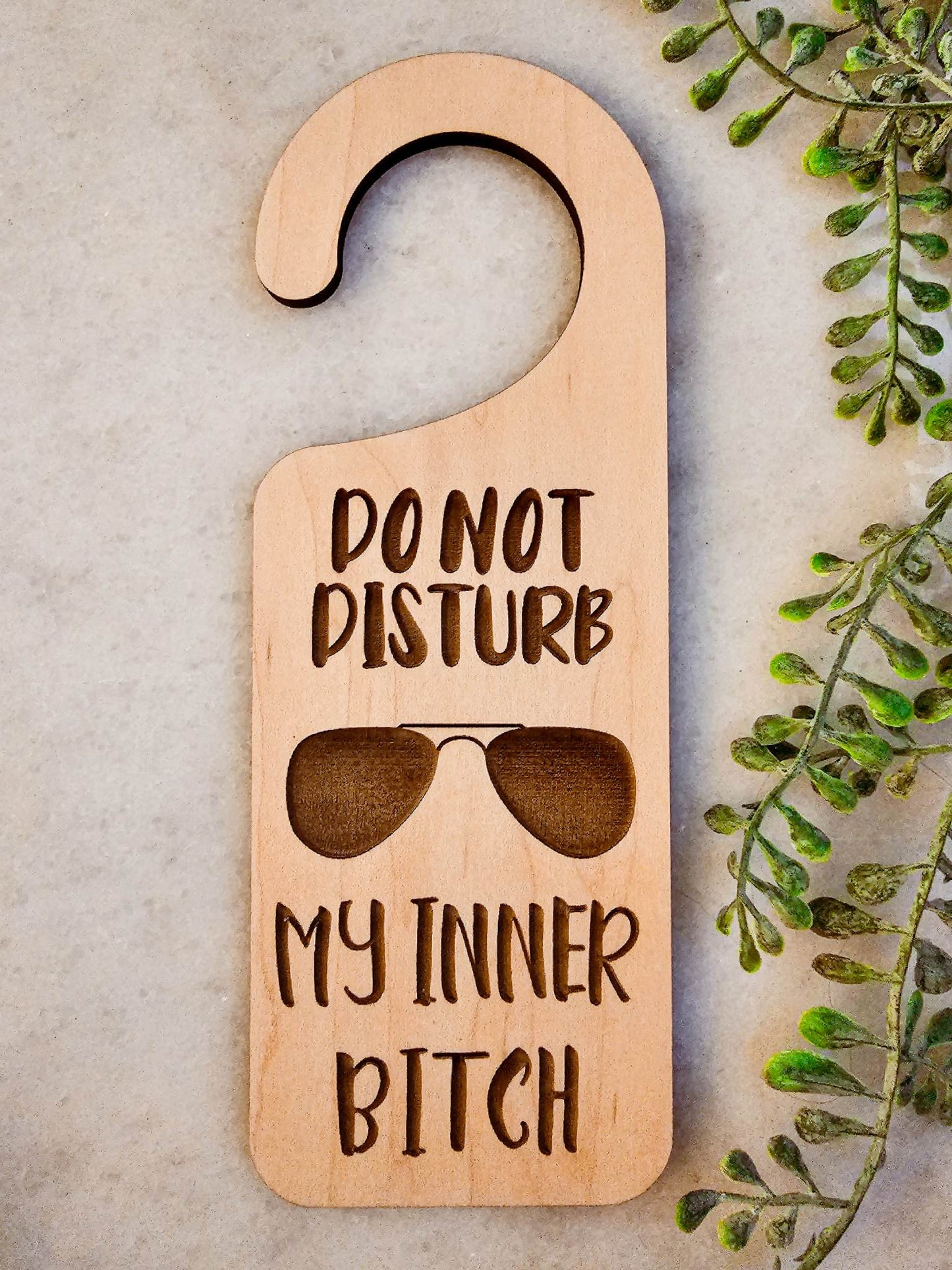 Do Not Disturb Door Knob Hanger Sign- My Inner Bitch