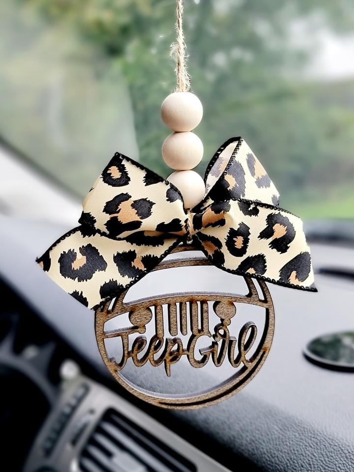 Jeep Girl Car Charm