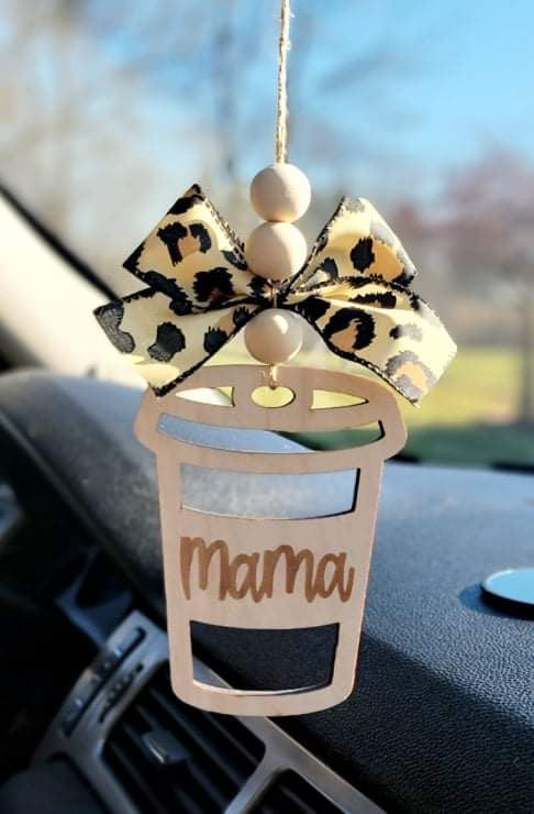 Coffee Mama Car Charm