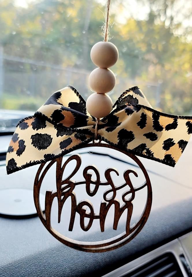 Boss Mom Car Charm