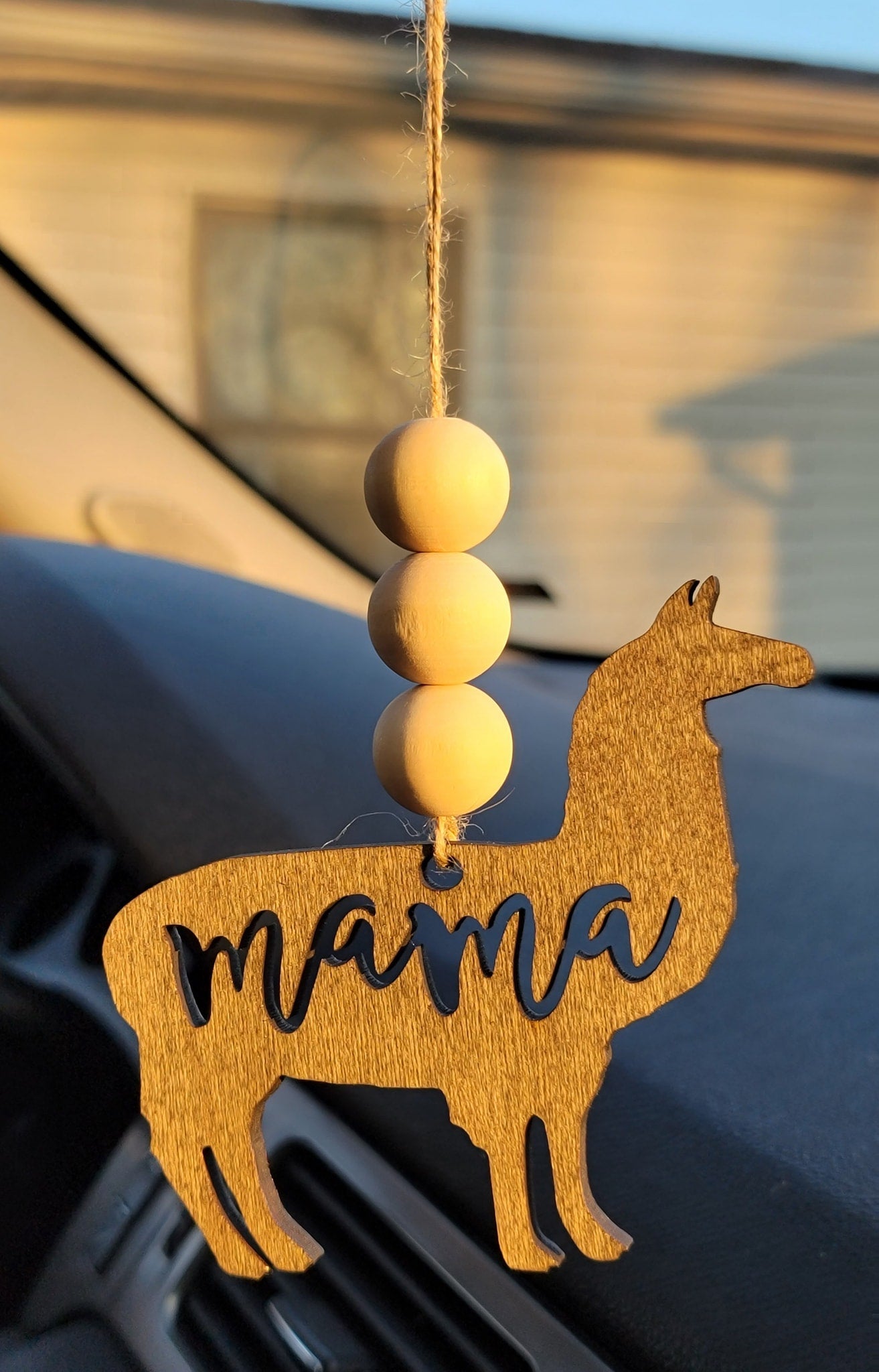 Car Charm- Llama Mama