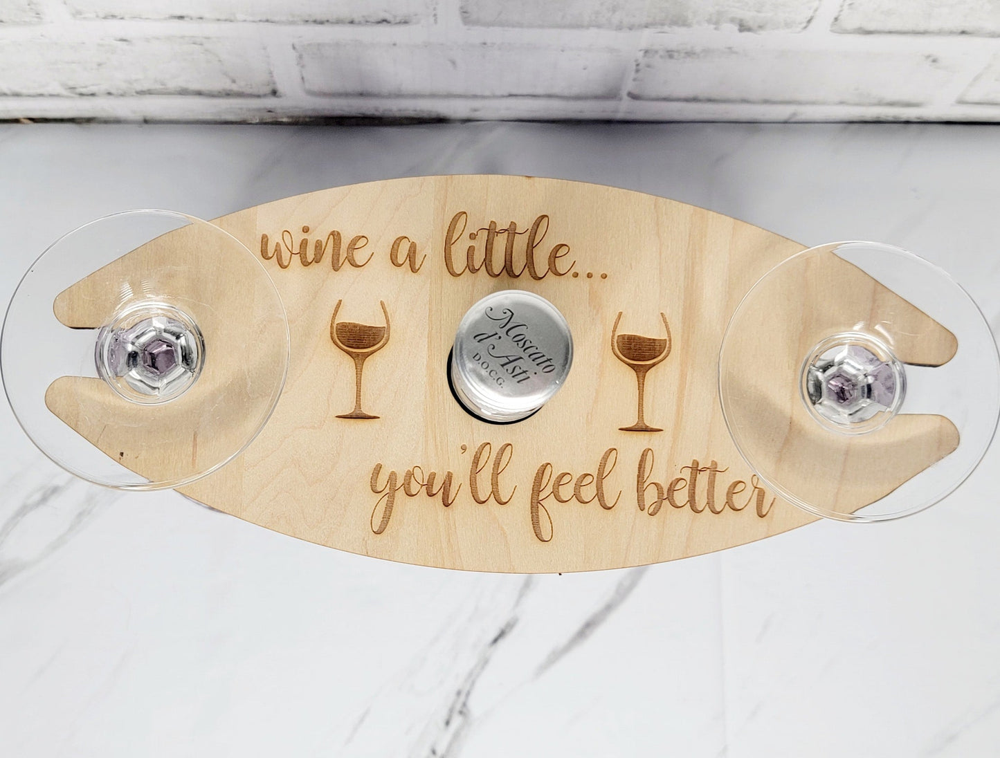 Wine Butler Board Wine Glass Holder