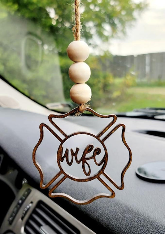 Fire Wife Car Charm