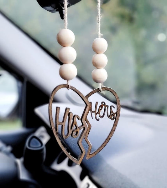 His & Hers Car Charm