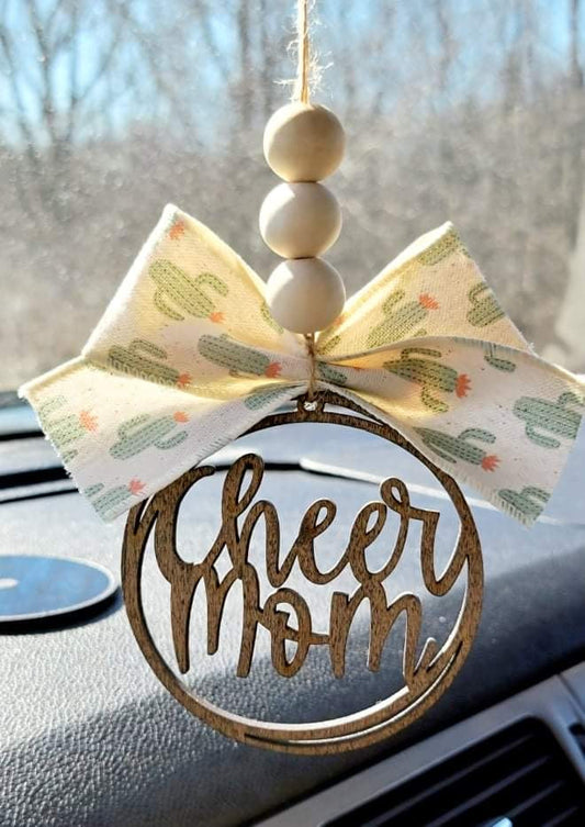 Cheer Mom Car Charm