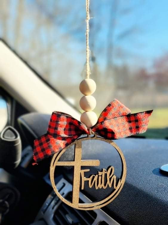 Faith Car Charm Ornament