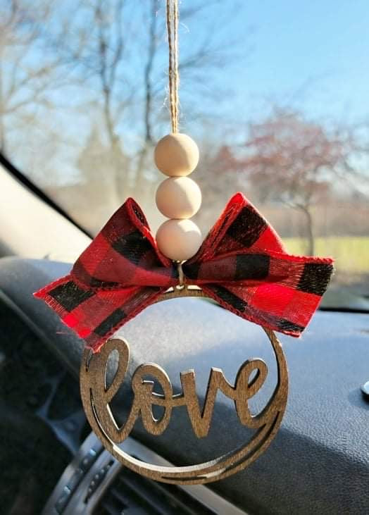 Love Car Charm Ornament