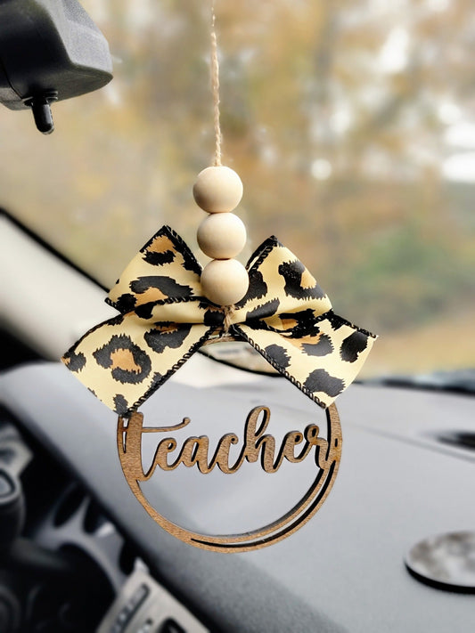 Teacher Car Charm